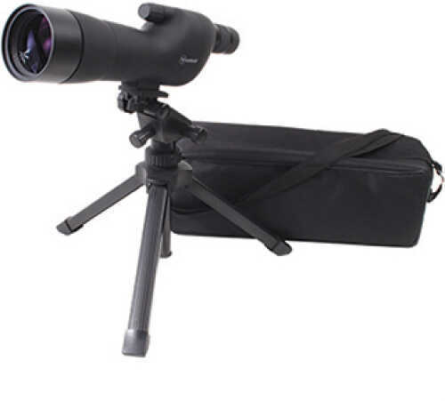 Firefield Ff11018K Spotting Scope Kit 20-60X 60mm 110-57 ft @ 1000 yds FOV .66"-.53" Angled Matte Black